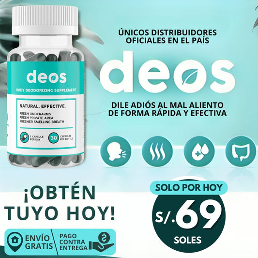 DEOS  Desodorante 100% Natural