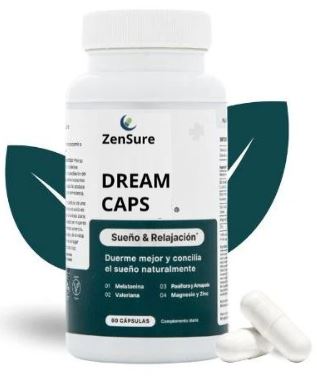 DREAM CAPS -SUPLEMENTO MAGNESIO PARA EL SUEÑO (60 CÁPSULAS)
